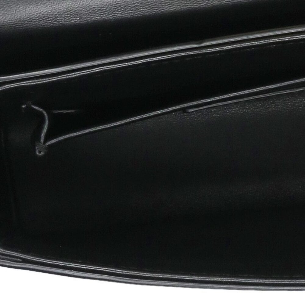 Dior Montaigne Calfskin Shoulder Bag Black Gold - Picture 3 of 5